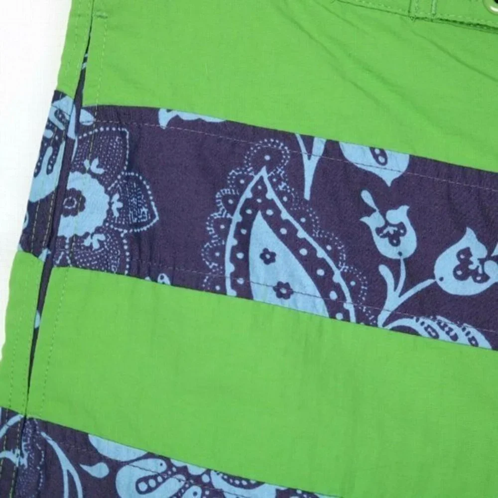 Reyn Spooner Swim Trunks Shorts Green Blue Pe'ahi Floral Hawaiian 30‎